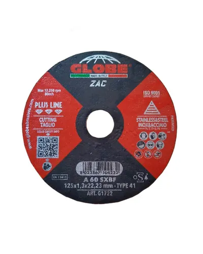 GLOBE ZAC 125x1.3x22.2 A60SX 