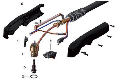 Расходные запчасти для ручного резака HYPERTHERM POWERMAX 1650, T100®/T100H